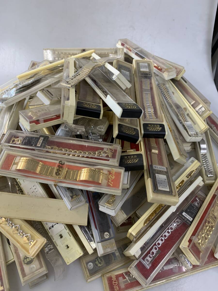 N2688 腕時計 ベルト まとめて 革 レザーベルト 金属ベルト 大量 まとめて 100個以上 ジャンク拍卖