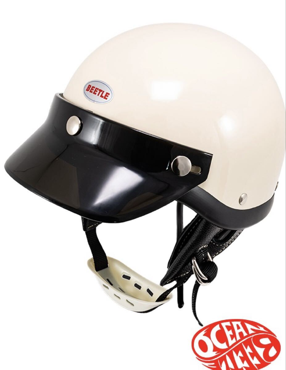 オーシャンビートル ショーティー4 OCEAN BEETLE BEETLE SHORTY4 希少XXL 半帽ヘルメット拍卖