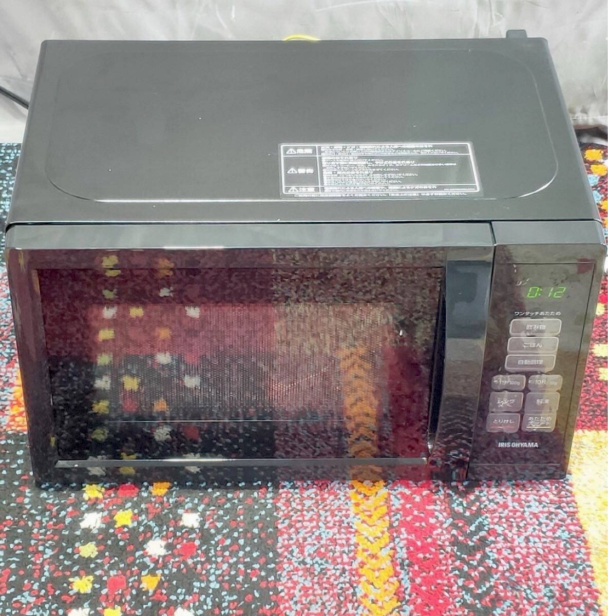 ☆ わりと美品 2024年製 アイリスオーヤマ 電子レンジ PMB-T178-B ブラック 50/60Hz 家庭用 IRIS OHYAMA モノトク拍卖