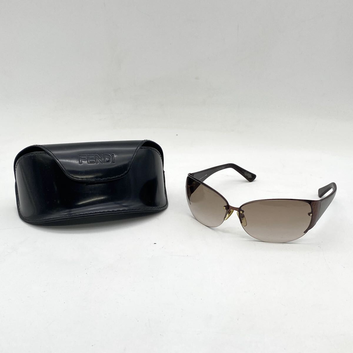 ♪ FENDI ズッカ柄 サングラス FS482 フェンディ アイウェア ブラウン イタリア製 レディース ブランド小物 モノトク拍卖