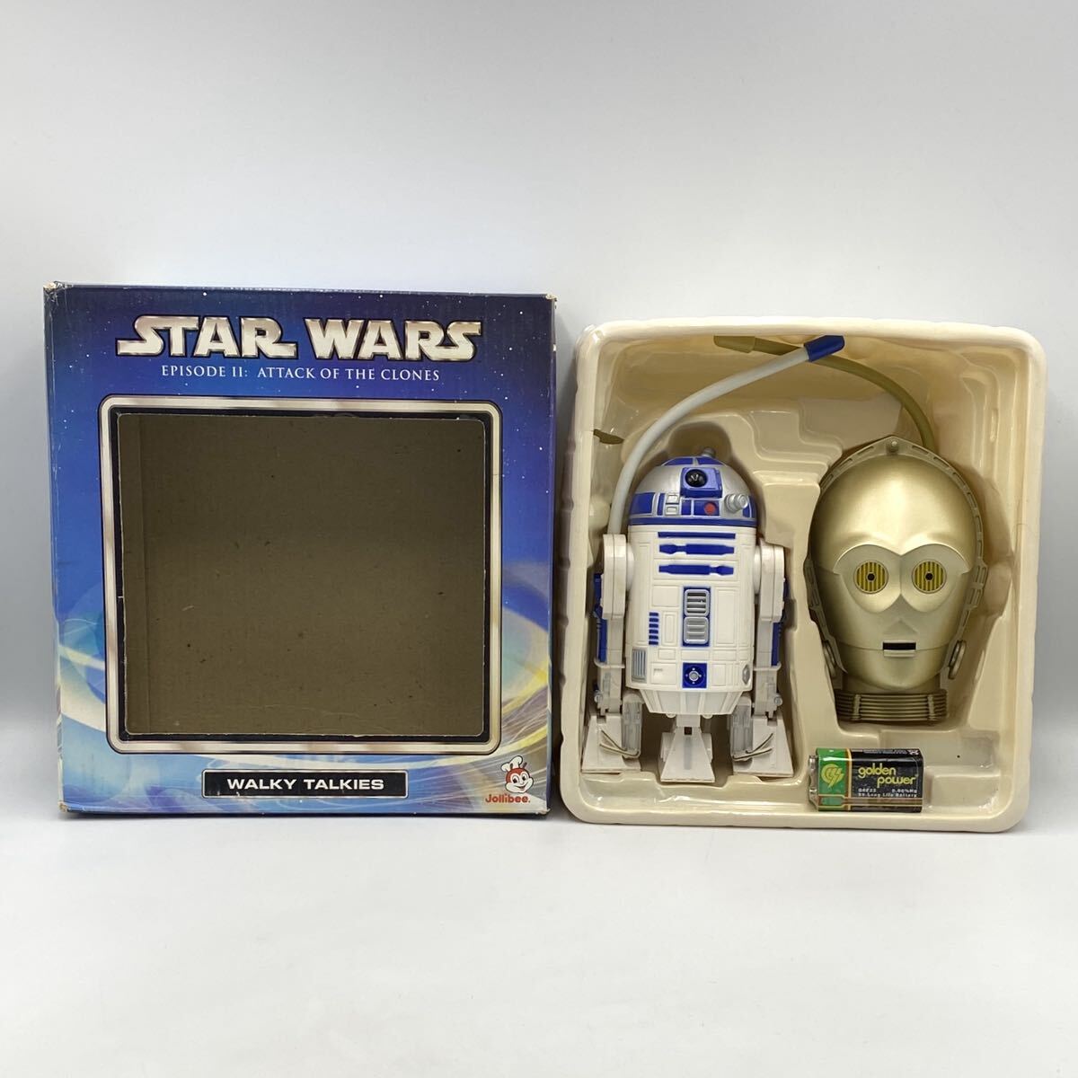 K STAR WARS エピソードII ATTACK OF THE CLONES WALKY TALKIES スターウォーズ C-3PO R2-D2 スター ウォーズ モノトク拍卖