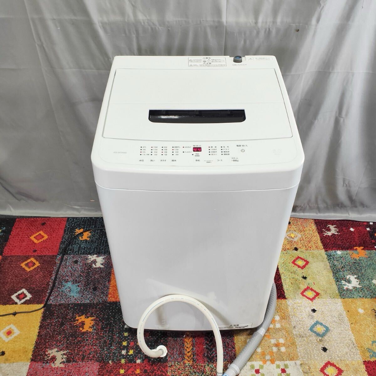 ☆ 2023年製 アイリスオーヤマ 全自動洗濯機 5.0kg IAW-T504 ステンレス槽 槽洗浄 一人暮らし IRIS OHYAMA モノトク拍卖