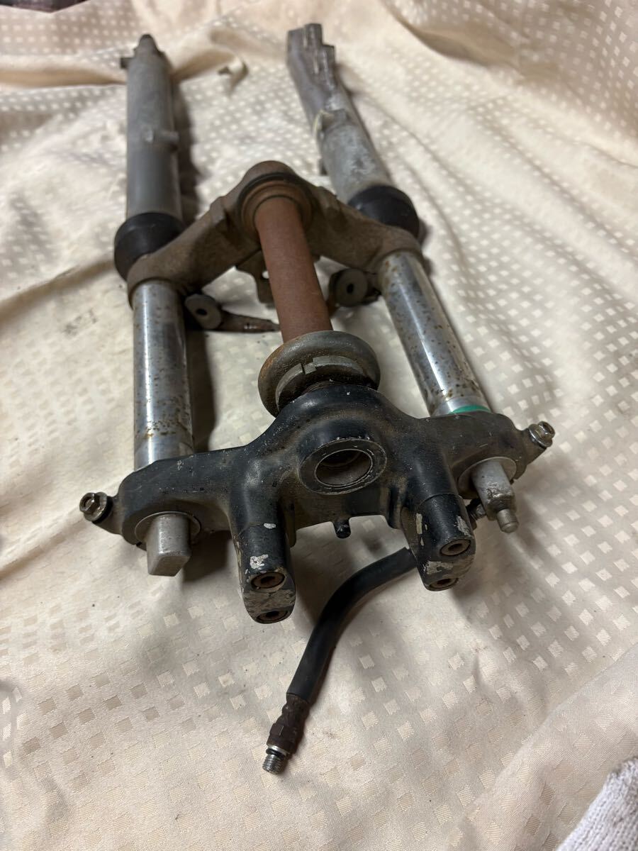 CB250RS 純正エアサスフロントフォーク トップブリッジ ステム ホンダ HONDA セット拍卖