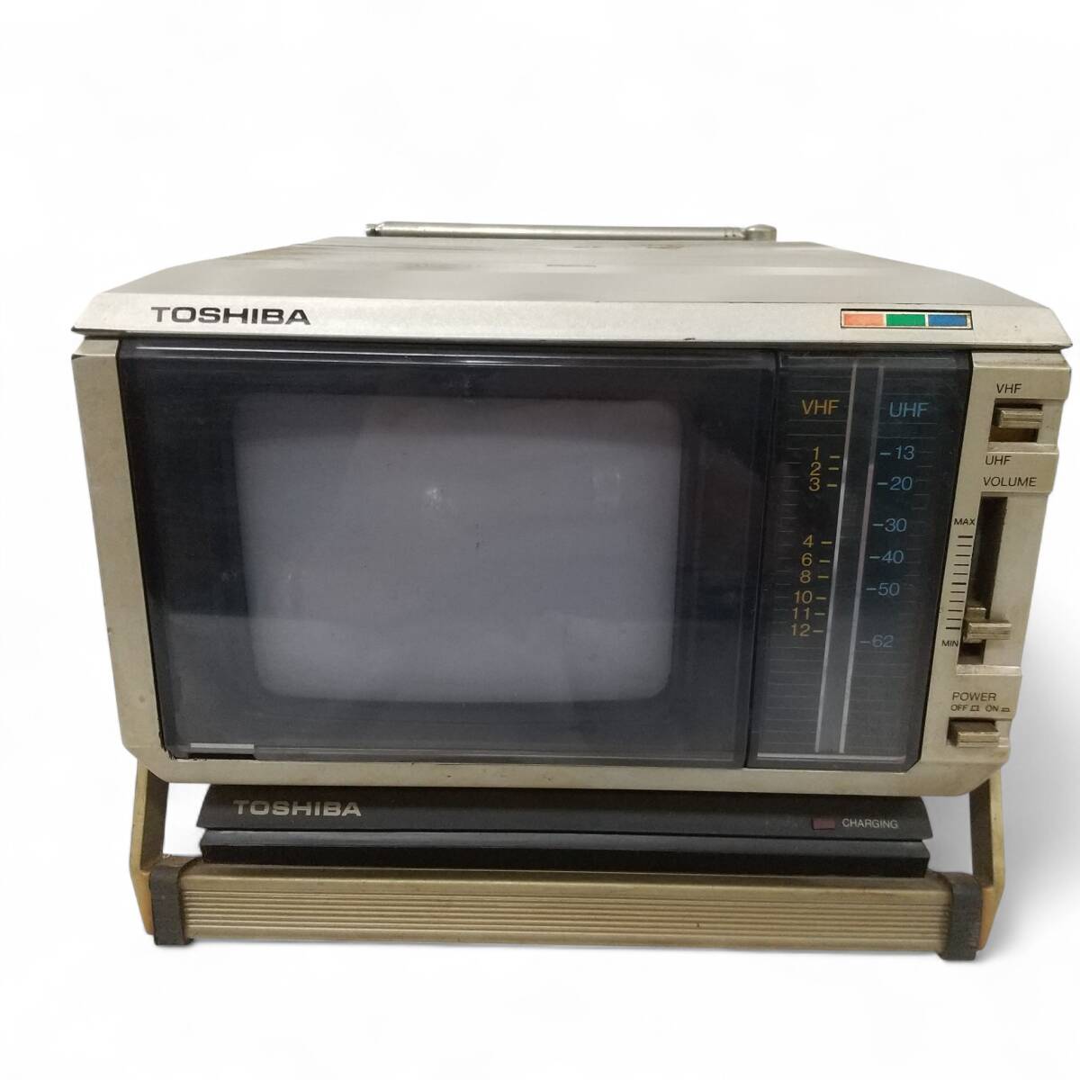 ◎レトロな逸品◎Toshiba 東芝 CITYBOY V5(型式:5V5) シティーボーイ ポータブルカラーテレビ 昭和家電 通電確認済 即発送拍卖