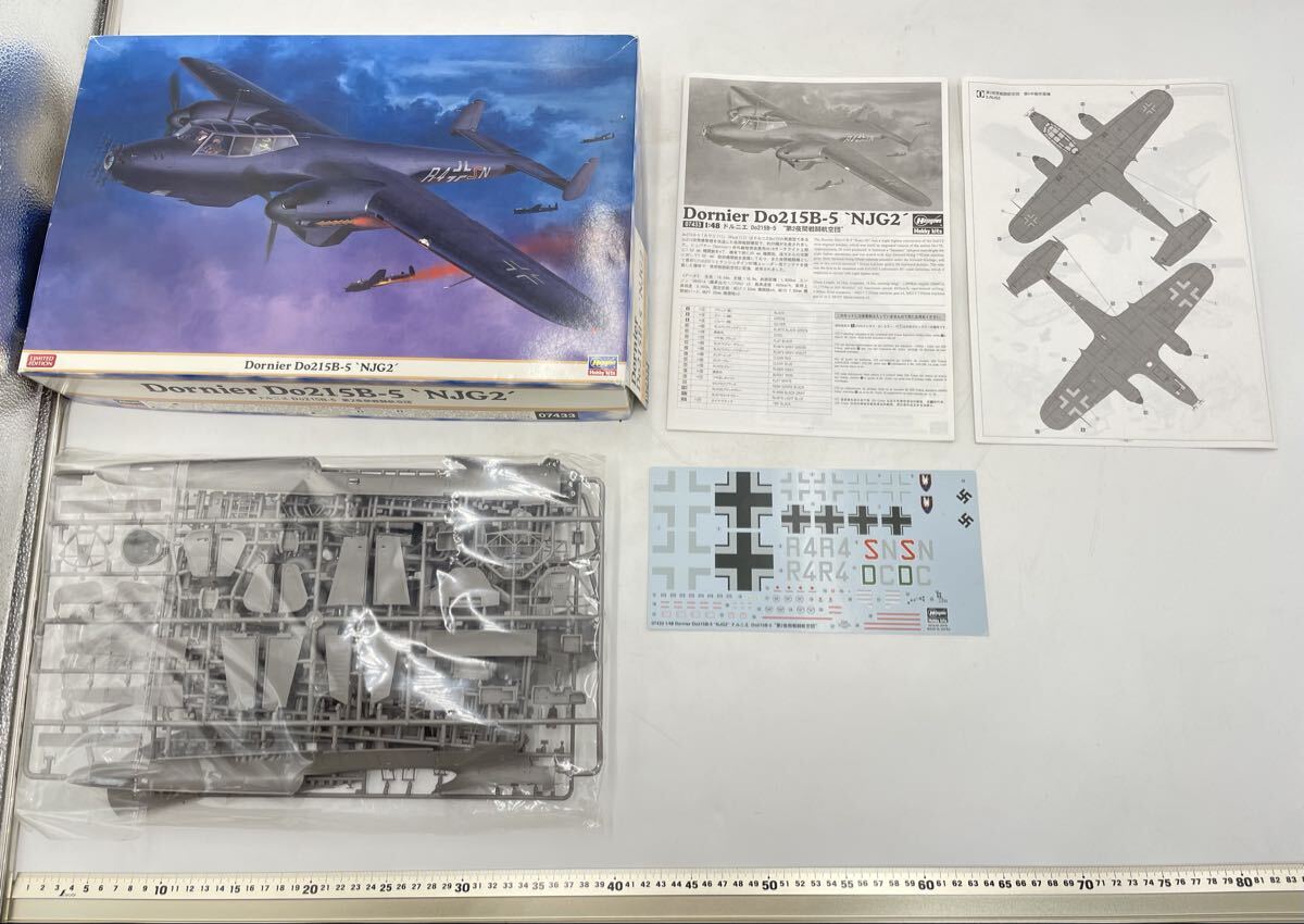 1101-100【未検品】プラモデル ハセガワ 1/48 ドルニエ Do215 B-5 ”第2夜間戦闘機航空団” 拍卖