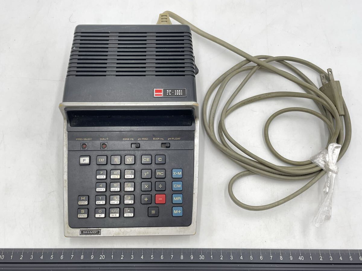 M1-6【未検品】SHARP PC-1001 ELECTRONIC CALCULATOR 電卓 計算機 拍卖