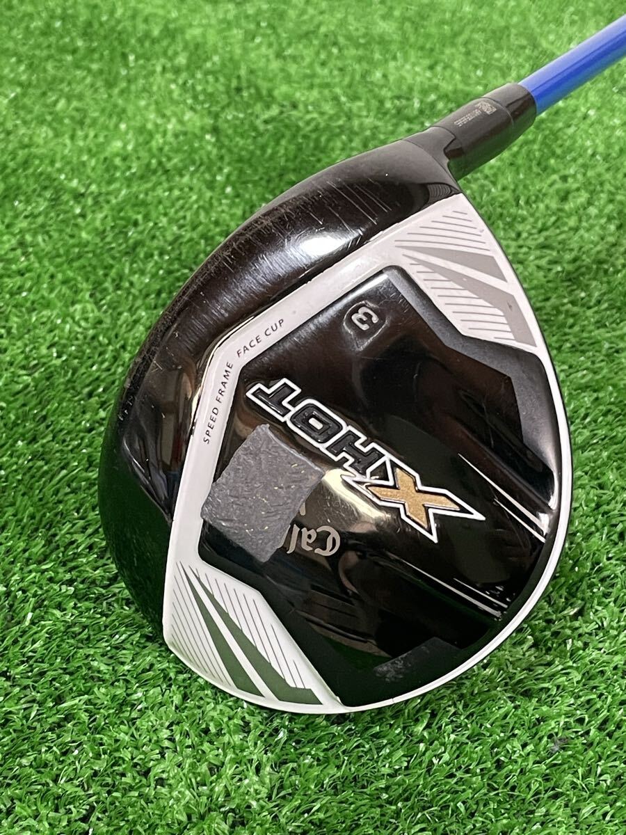 1111-21 Callaway X HOT 3W フェアウェイウッド XHOT シャフト tour AD BB-7s拍卖