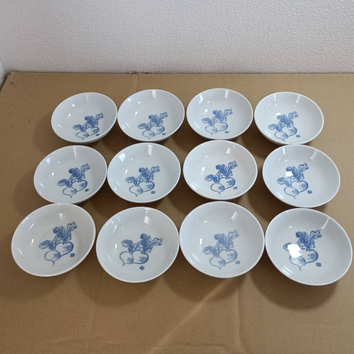 【大関 ノベルティ】 グルメ小鉢 かぶ柄 12個セット 新品未使用拍卖