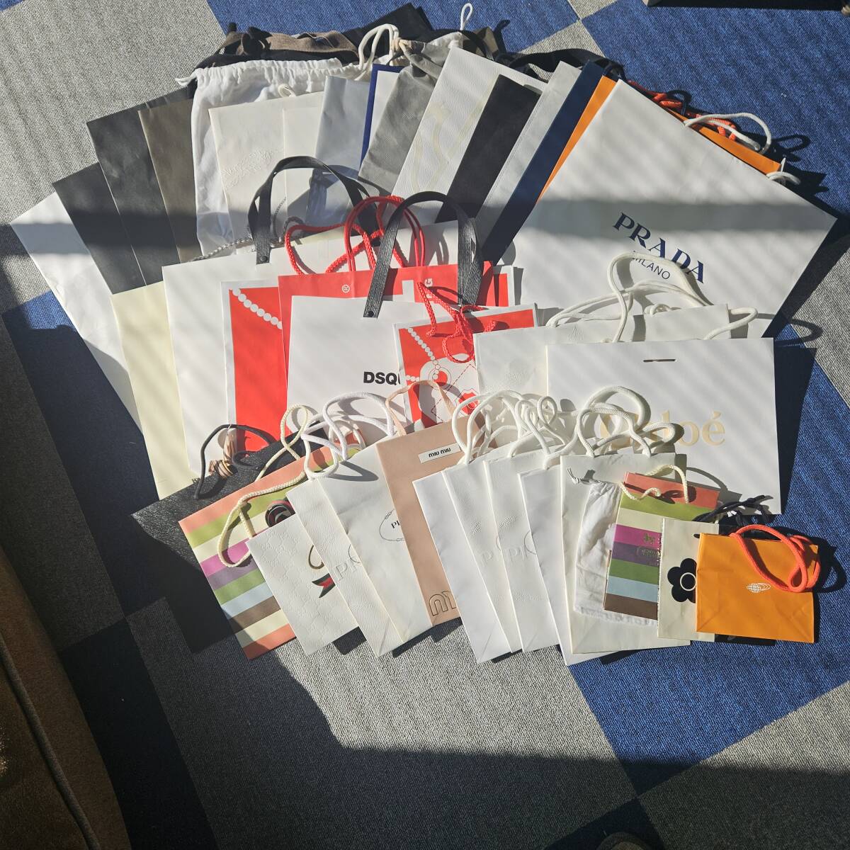 【中古】紙袋 39枚 PRADA TATRAS DSQUARED2 COACH【セット品】拍卖