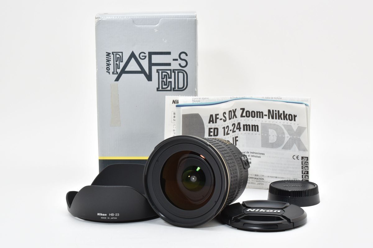 ★新同品★ Nikon ニコン AF-S NIKKOR 12-24mm F4 G ED DX 箱 説明書 AU5351#69311#00002拍卖