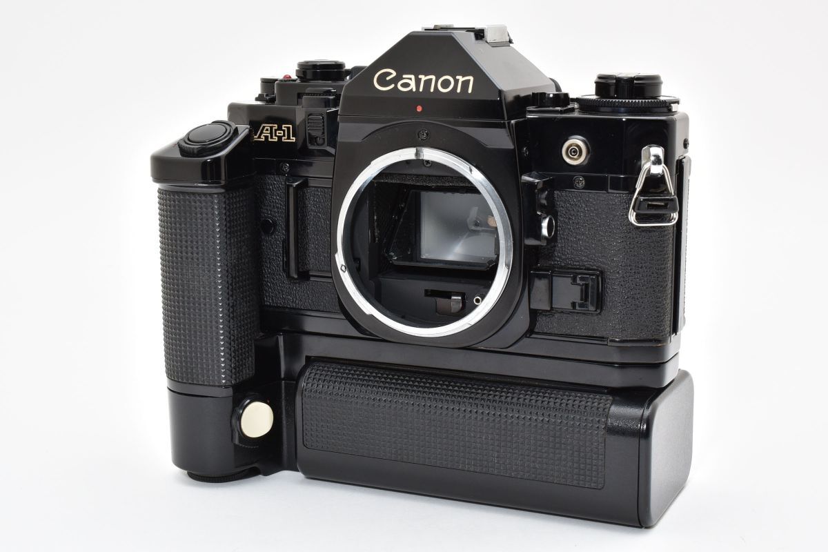 ★良品★ Canon キヤノン A-1 MOTOR DRIVE MA BATTERY PACK MA セット モータードライブ 鳴き無し 露出計OK! AU5332#0063#00061拍卖