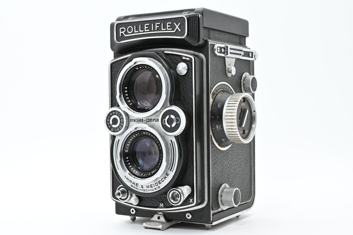 ★訳あり極上品★ ROLLEIFLEX ローライフレックス SCHNEIDER KREUZNACH Xenar 75mm F2.8 3.5 シャッター音OK AU5364#00033#00006拍卖