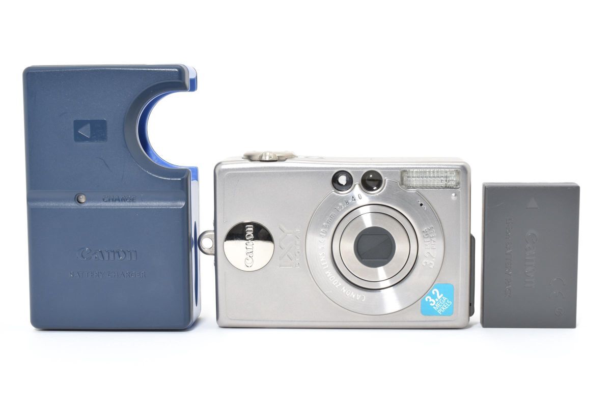 ★訳あり極上品★ Canon キヤノン IXY DIGITAL 320 PC1037 バッテリー 充電器 通電確認 AU5357#054#0054拍卖