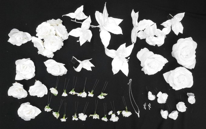 cherry★b9792dr★ブラックフライデー★ブライダルフェア★ウエディングドレス用小物★ウエディングドレス★結婚式 前撮り 飾り【中古品】拍卖