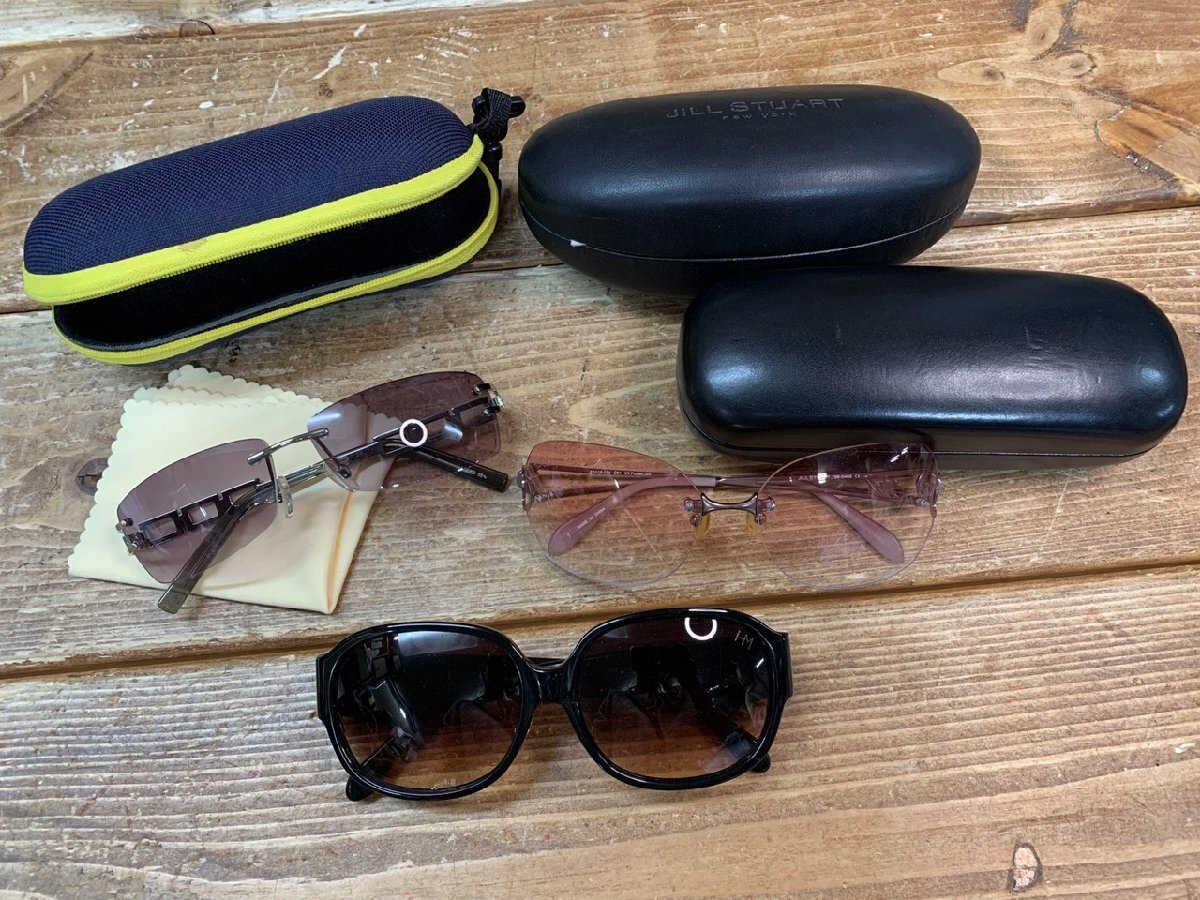 【YJ-1072】サングラス JILLSTUART ジルスチュアート 06-0460 HANAE MORI HM-5707 他3点セット 東京引取可 同梱可【千円市場】拍卖