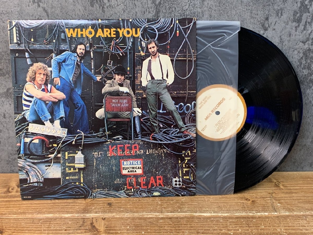 【TR-5733】THE WHO WHO ARE YOU LPレコード US盤 MCA-3050 同梱可【千円市場】拍卖
