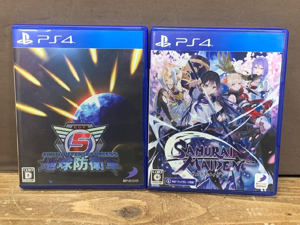 【NC-5111】PS4 SAMURAI MAIDEN -サムライメイデン 地球防衛軍5 セット 現状品 同梱可【千円市場】拍卖