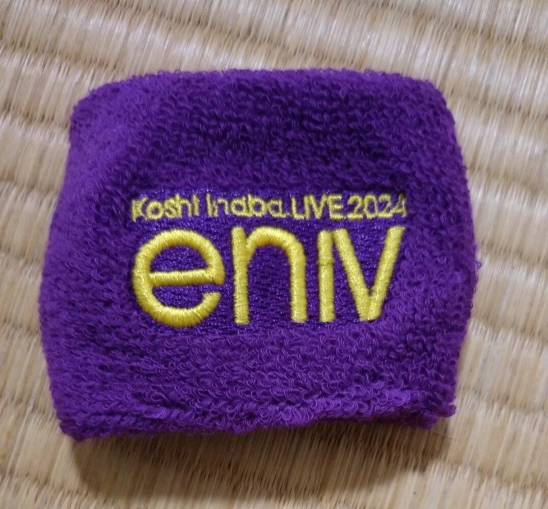 【未使用】稲葉浩志 Koshi Inaba LIVE 2024 enⅣ 会場限定ガチャガチャ リストバンド 紫 パープル en4 B'z拍卖