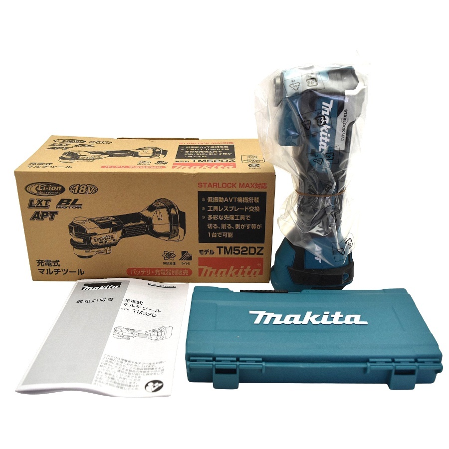 1円◇未使用品 makita マキタ 充電式 マルチツール TM52DZ 18V コードレス 電動工具 切断機◇E.Csi.s3-19☆拍卖