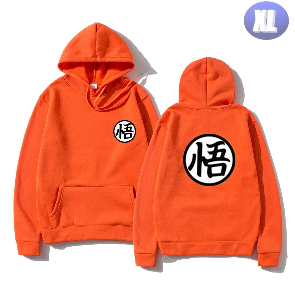 フード付き ゲームキャラパーカー XL トレーナー アウター 防寒 悟 オレンジ n712拍卖