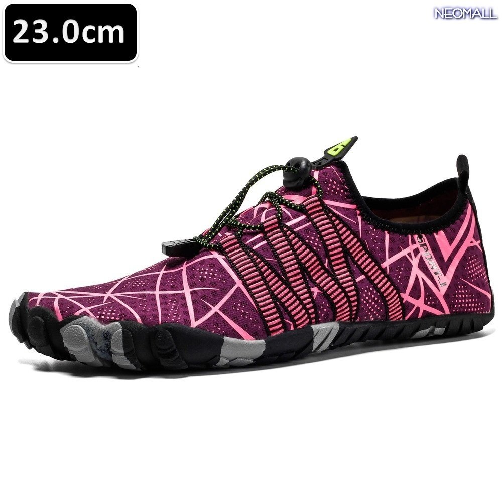 【マリンシューズ 386 ピンク 23.0cm 】パドルシューズ シュノーケリング 沢登り ネオプレーンシューズ ローカット 磯遊び 川遊び拍卖