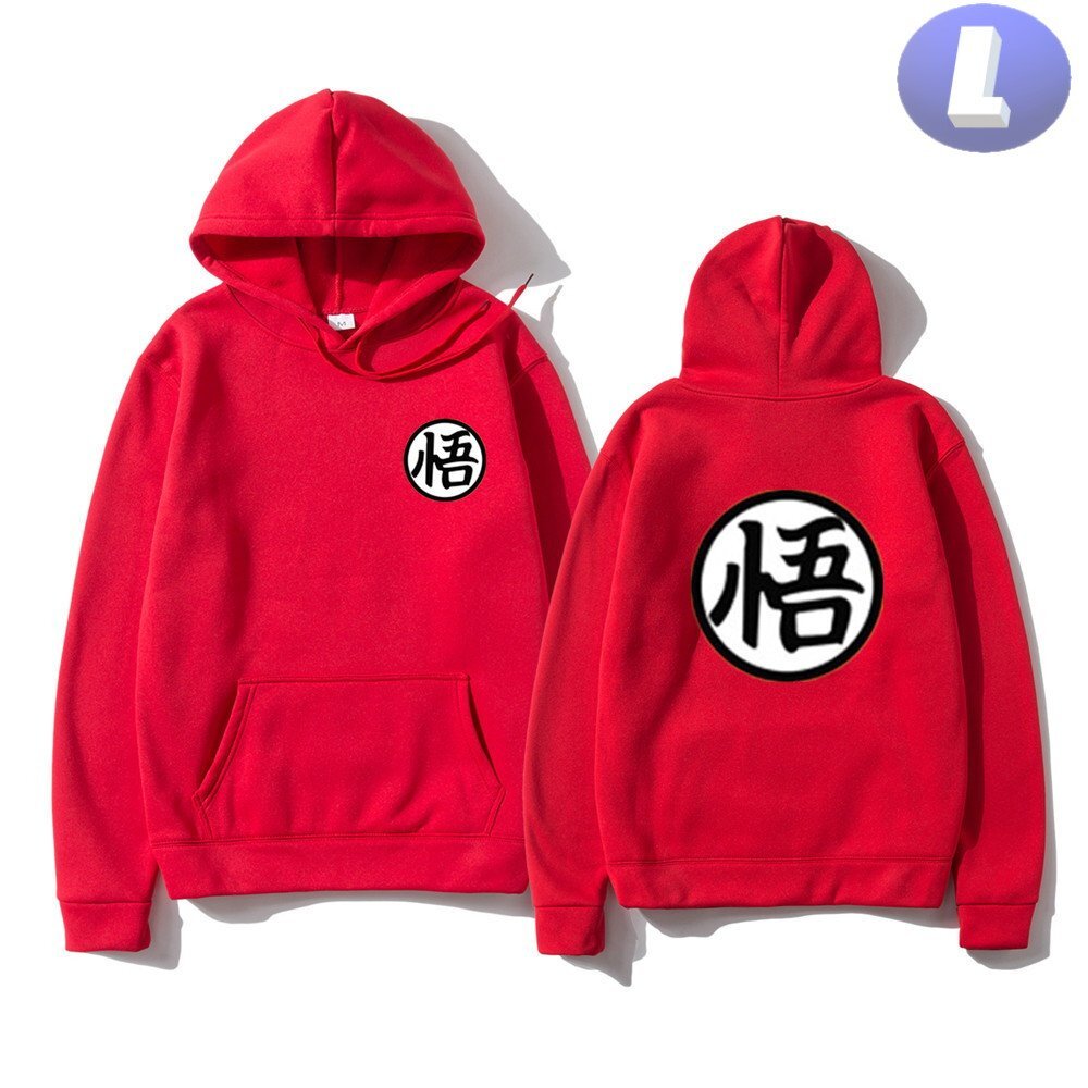フード付き ゲームキャラパーカー L トレーナー アウター 防寒 悟 レッド n712拍卖