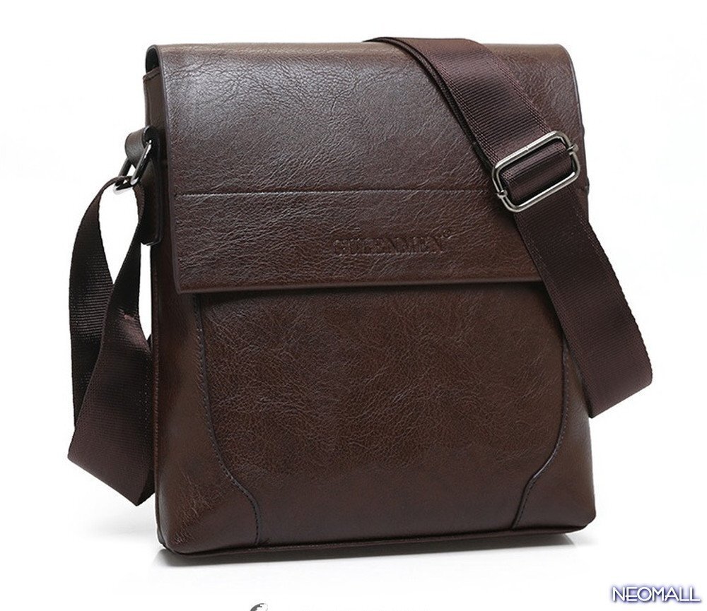 人気商品☆【285】メンズ メッセンジャーバッグ ブラウン ショルダーバッグ インポート 出張 通学 ビジネス 肩掛け ☆ 茶色拍卖