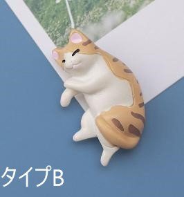 キッチンマグネット 猫 マグネット 冷蔵庫マグネット 合成樹脂 タイプB拍卖