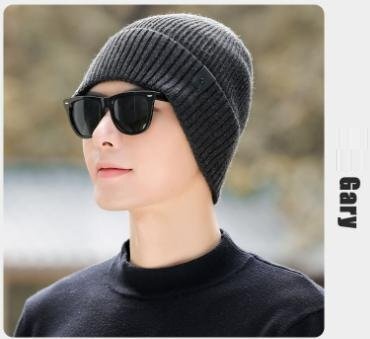 ニットキャップ ニット帽 グレー ビーニー 帽子 アウトドア ユニセックス メンズ レディース 男女兼用 n811拍卖