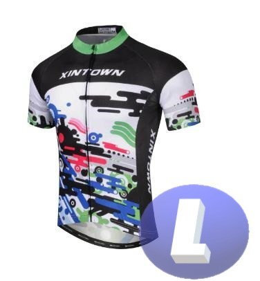 XINTOWN サイクリングウェア 半袖 Lサイズ 自転車 ウェア サイクルジャージ 吸汗速乾防寒 新品 インポート品【n613】拍卖