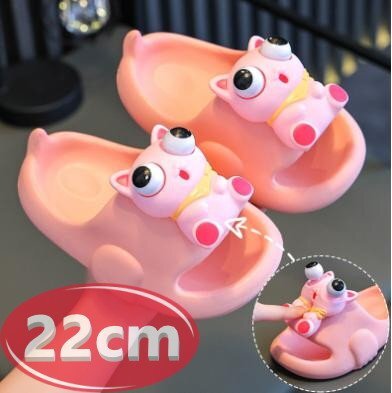 サンダル キッズ 目玉が飛び出す ピンク 22㎝ 夏 海 リゾート n766拍卖