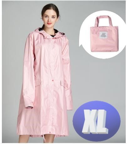 レインコート レディース ピンク XLサイズ 梅雨対策 防水 撥水 雨具 雨 雪 ゲリラ豪雨 通勤 通学 ☆n366拍卖