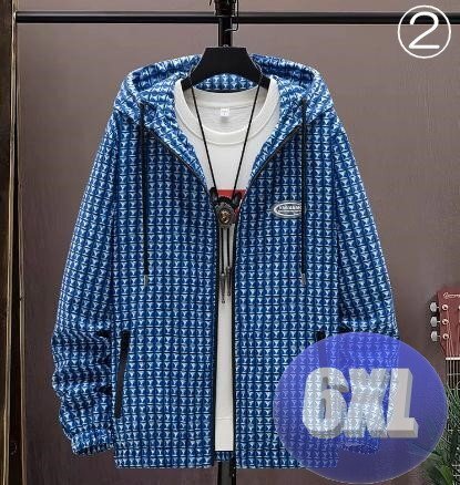 フード付き ジップアップパーカー 6XL トレーナー アウター 防寒n728-2拍卖