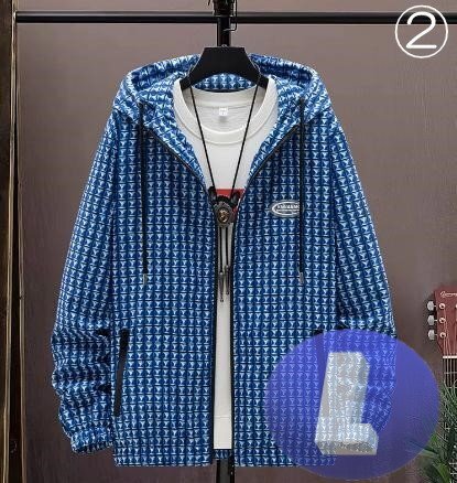 フード付き ジップアップパーカー L トレーナー アウター 防寒n728-2拍卖