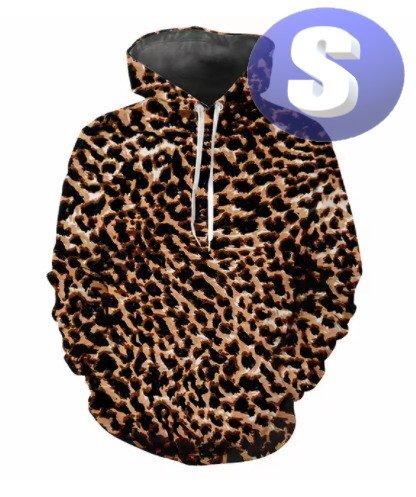 フード付き アニマル柄パーカー S トレーナー アウター 防寒 n723-8拍卖