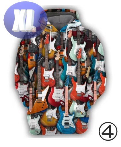 フード付き 楽器パーカー ギター XL トレーナー アウター 防寒 n724-4拍卖