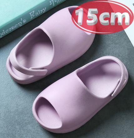 サンダル キッズ パープル 15㎝ 夏 海 レジャー n392拍卖