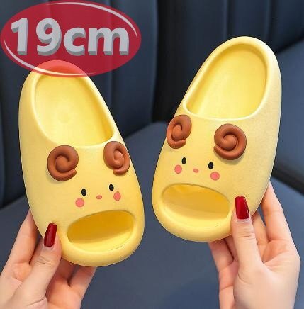 サンダル キッズ ヒツジ イエロー 19㎝ 夏 海 リゾート n759拍卖