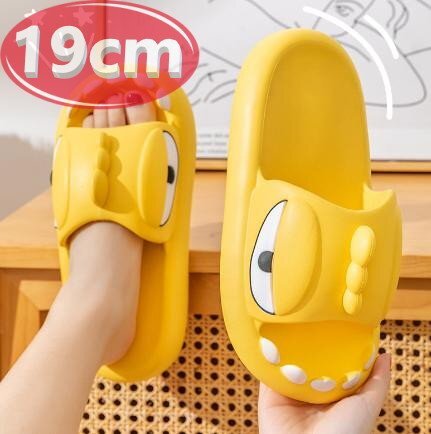 サンダル キッズ 怪獣 イエロー 19㎝ 夏 海 リゾート n767拍卖