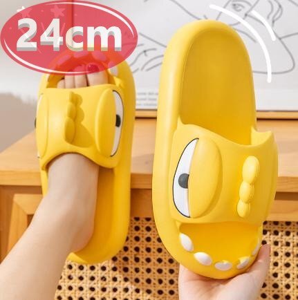 サンダル キッズ 怪獣 イエロー 24㎝ 夏 海 リゾート n767拍卖