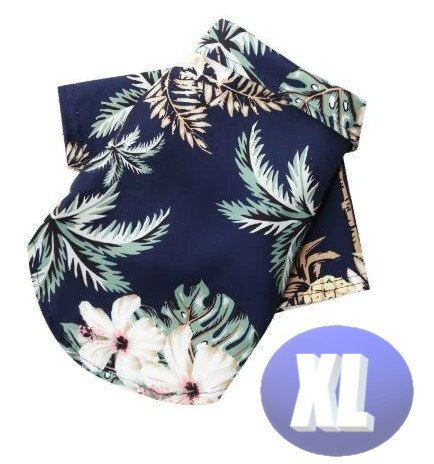 ドッグウェア アロハ 春夏 カラーG XLサイズ 犬服 中型犬 袖なし 通気性 柔らか 洋服 可愛い n995拍卖