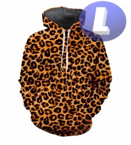フード付き アニマル柄パーカー L トレーナー アウター 防寒 n723-3拍卖