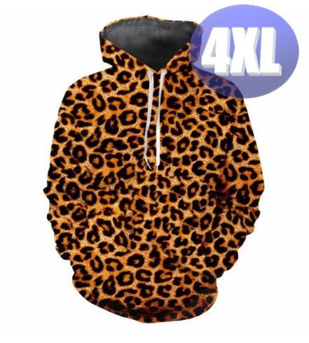 フード付き アニマル柄パーカー 4XL トレーナー アウター 防寒 n723-3拍卖