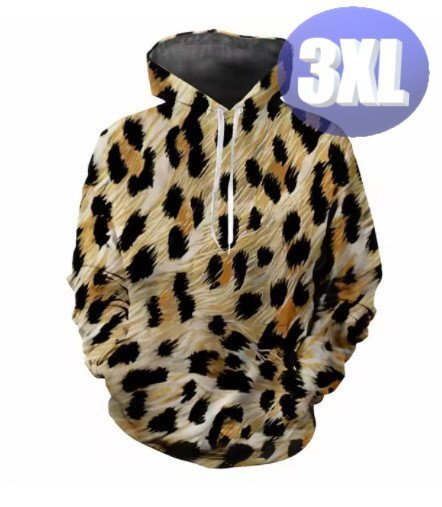 フード付き アニマル柄パーカー 3XL トレーナー アウター 防寒 n723-4拍卖