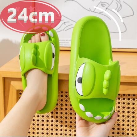 サンダル キッズ 怪獣 グリーン 24㎝ 夏 海 リゾート n767拍卖