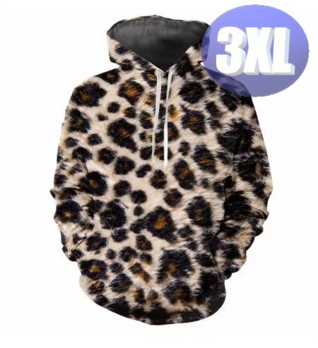 フード付き アニマル柄パーカー 3XL トレーナー アウター 防寒 n723-11拍卖