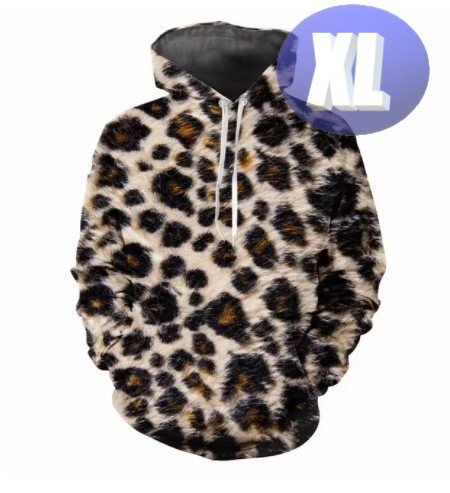 フード付き アニマル柄パーカー XL トレーナー アウター 防寒 n723-11拍卖