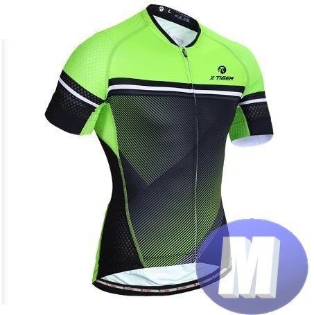 x-tiger サイクリングウェア 半袖 Mサイズ 自転車 ウェア サイクルジャージ 吸汗速乾防寒 新品 インポート品【n608-gr】拍卖