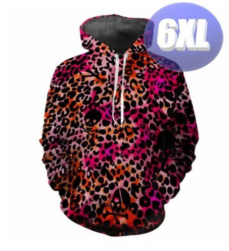 フード付き アニマル柄パーカー 6XL トレーナー アウター 防寒 n723-15拍卖
