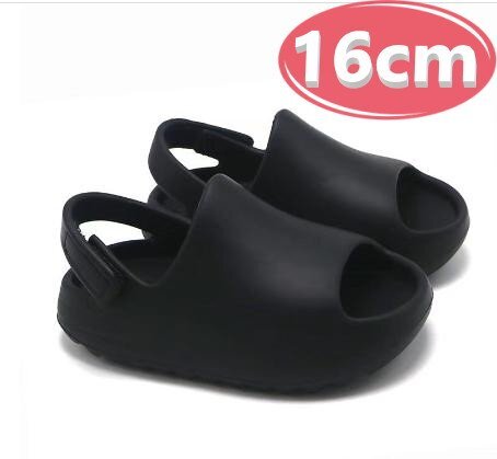 サンダル キッズ ブラック 16㎝ 夏 海 レジャー n392拍卖